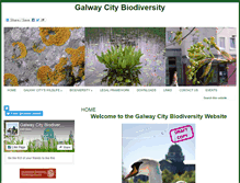 Tablet Screenshot of galwaybiodiversity.com